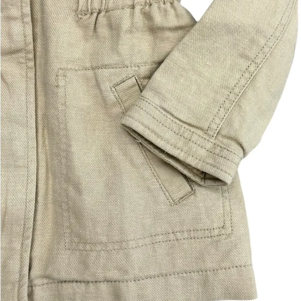 OLD NAVY GIRLS Linen Hooded Jacket Size 4T